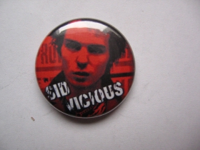 Sid Vicious - Sex Pistols   odznak 25mm